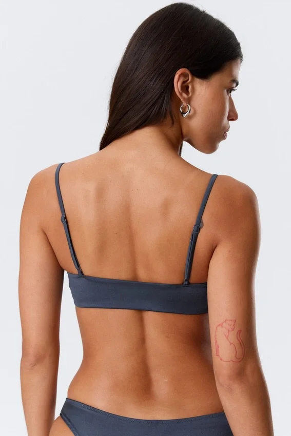 Scoop Neck Bikini Top – Dark Blue Scoop Neck Bikini Top – Dark Blue