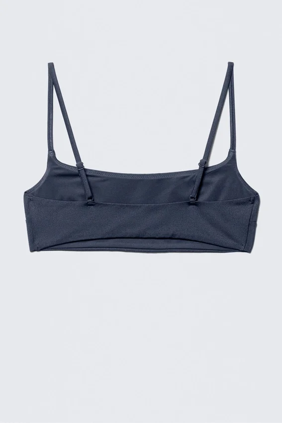 Scoop Neck Bikini Top – Dark Blue Scoop Neck Bikini Top – Dark Blue
