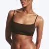 Scoop Neck Bikini Top – Dark Brown Scoop Neck Bikini Top – Dark Brown
