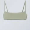Scoop Neck Bikini Top – Light Khaki Green Scoop Neck Bikini Top – Light Khaki Green