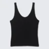Scoop Neck Tank Top – Black Scoop Neck Tank Top – Black