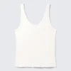 Scoop Neck Tank Top – Off-White Scoop Neck Tank Top – Off-White