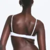 Scooped Pointelle Bralette – White Scooped Pointelle Bralette – White
