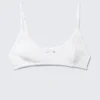 Scooped Pointelle Bralette – White Scooped Pointelle Bralette – White