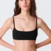 Scooped Soft Cotton Bra – Black Scooped Soft Cotton Bra – Black
