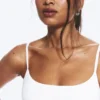 Scooped Soft Cotton Bra – White Scooped Soft Cotton Bra – White