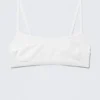 Scooped Soft Cotton Bra – White Scooped Soft Cotton Bra – White