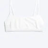 Scooped Soft Cotton Bra – White Scooped Soft Cotton Bra – White