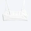 Scooped Soft Cotton Bra – White Scooped Soft Cotton Bra – White