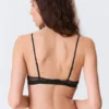Scooped Swirly Lace Bra – Black Scooped Swirly Lace Bra – Black