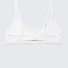 Scooped Swirly Lace Bra – White Scooped Swirly Lace Bra – White