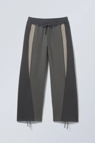 Scott Colour Block Sweatpants – Dark Grey Colour Block