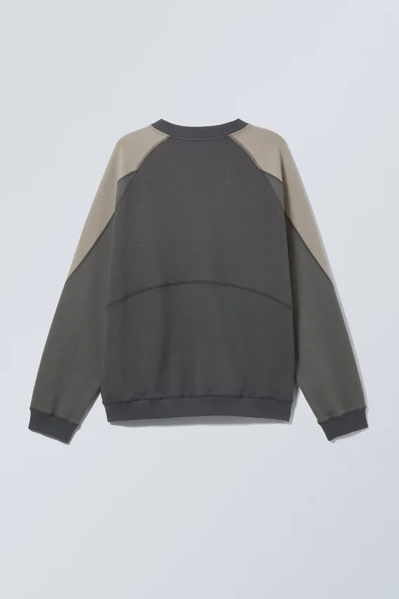 Scott Colour Block Sweatshirt – Dark Grey Colour Block Scott Colour Block Sweatshirt – Dark Grey Colour Block