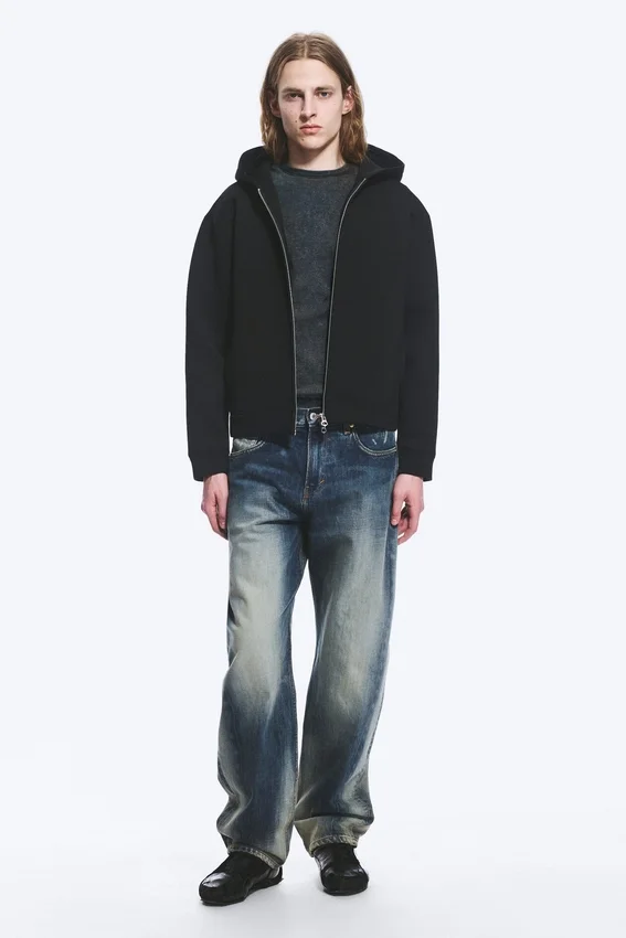 Scuba Zip Hoodie – Black Scuba Zip Hoodie – Black