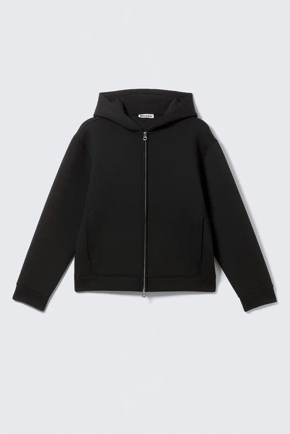 Scuba Zip Hoodie – Black Scuba Zip Hoodie – Black