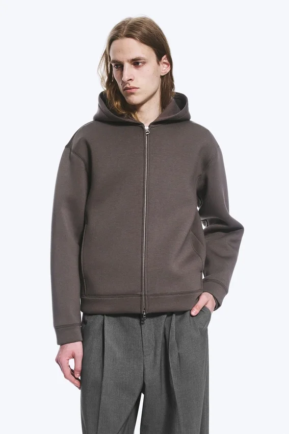 Scuba Zip Hoodie – Dark Mole Scuba Zip Hoodie – Dark Mole