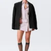 Sculpted Cotton Shirt Dress – Dusty Pink Sculpted Cotton Shirt Dress – Dusty Pink