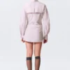 Sculpted Cotton Shirt Dress – Dusty Pink Sculpted Cotton Shirt Dress – Dusty Pink