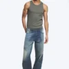 Sculpted Low Rise Loose Tapered Leg Jeans – Baltic Blue – Dark Blue Sculpted Low Rise Loose Tapered Leg Jeans – Baltic Blue – Dark Blue