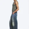Sculpted Low Rise Loose Tapered Leg Jeans – Baltic Blue – Dark Blue Sculpted Low Rise Loose Tapered Leg Jeans – Baltic Blue – Dark Blue