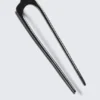 Sculptural Metal Hair Pin – Charcoal Sculptural Metal Hair Pin – Charcoal