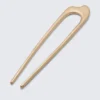 Sculptural Metal Hair Pin – Warm Gold Sculptural Metal Hair Pin – Warm Gold