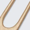 Sculptural Metal Hair Pin – Warm Gold Sculptural Metal Hair Pin – Warm Gold