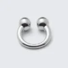 Sculptural Open-Ended Ring – Silver Sculptural Open-Ended Ring – Silver