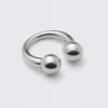 Sculptural Open-Ended Ring – Silver Sculptural Open-Ended Ring – Silver