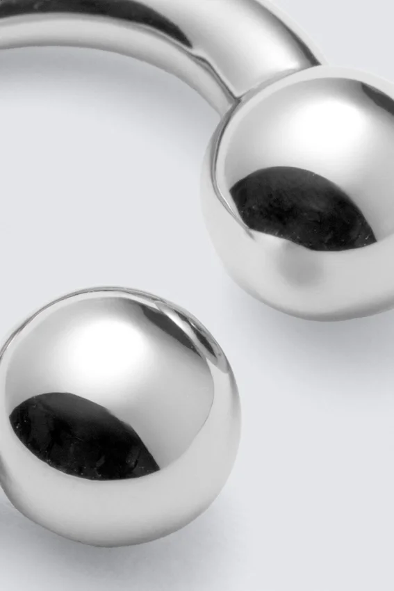 Sculptural Open-Ended Ring – Silver Sculptural Open-Ended Ring – Silver