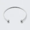 Sculptural Polished Open Necklace – Silver Sculptural Polished Open Necklace – Silver