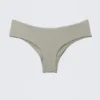 Seamless Hipster Bikini Bottoms – Khaki Green