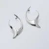 Sharp Earrings – Silver-Coloured Sharp Earrings – Silver-Coloured