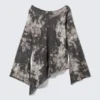 Sheer Asymmetric Long-Sleeved Blouse – Black – Obsidian Mist Sheer Asymmetric Long-Sleeved Blouse – Black – Obsidian Mist