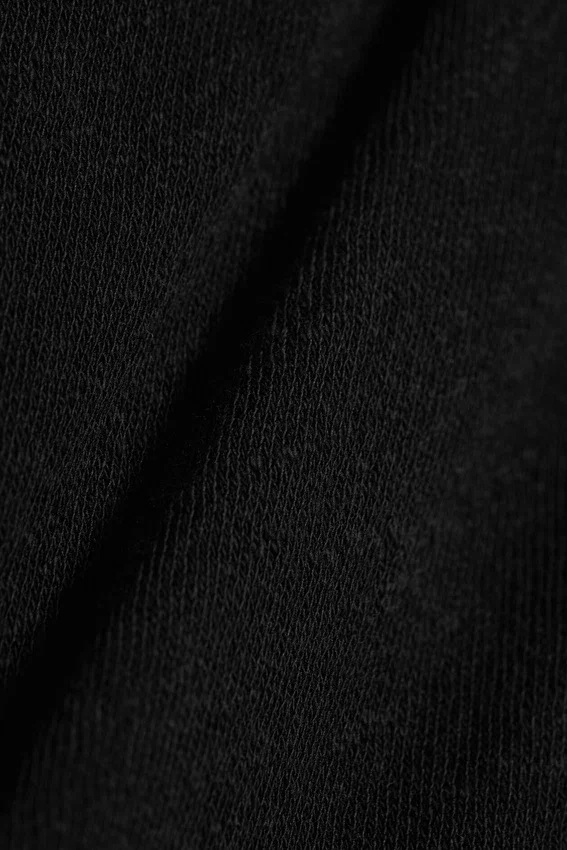 Sheer Cotton Knit Maxi Skirt – Black Sheer Cotton Knit Maxi Skirt – Black