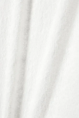 Sheer Cotton Knit Maxi Skirt – White