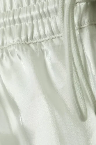 Sheer Drawstring Wide Leg Trousers – Light Mint