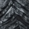 Sheer Gathered Mesh Top – Black Baroque Print Sheer Gathered Mesh Top – Black Baroque Print