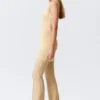 Sheer Knitted Sequined Mini Dress – Golden Beige Sheer Knitted Sequined Mini Dress – Golden Beige