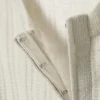 Sheer Linen-Blend Cardigan – Ecru