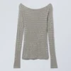 Sheer Rhinestone Longsleeve Top – Dusty Grey Sheer Rhinestone Longsleeve Top – Dusty Grey