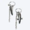 Shell Pendant Earrings – Black/Silver/Pearl Shell Pendant Earrings – Black/Silver/Pearl