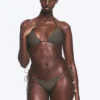 Shell Tie Bikini Tanga Bottom – Dark Mole Shell Tie Bikini Tanga Bottom – Dark Mole