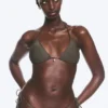 Shell Triangle Bikini Top – Dark Mole Shell Triangle Bikini Top – Dark Mole