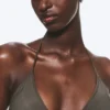 Shell Triangle Bikini Top – Dark Mole Shell Triangle Bikini Top – Dark Mole