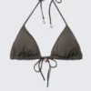 Shell Triangle Bikini Top – Dark Mole Shell Triangle Bikini Top – Dark Mole