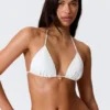 Shell Triangle Bikini Top – White Shell Triangle Bikini Top – White