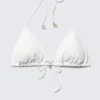 Shell Triangle Bikini Top – White Shell Triangle Bikini Top – White
