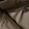 Short Oversized Funnel Neck Trench Coat – Dusty Grey Short Oversized Funnel Neck Trench Coat – Dusty Grey