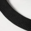 Short-Sleeved Contrast Trim Cotton T-Shirt – White – Black Binding Short-Sleeved Contrast Trim Cotton T-Shirt – White – Black Binding